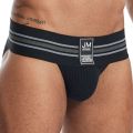 JOCKMAIL 3-inch Belt Men's Underwear Briefs Low Waist High Fork Triangle Pants Anti Wear Legs Showing  Breathable blended towel. 