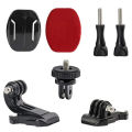 Accessories Kit Helmet Mount With J Hook Buckle Holder Base for Hero 13 12 11 10 9 8 7 SJCAM AKASO Osmo Action Cameras.