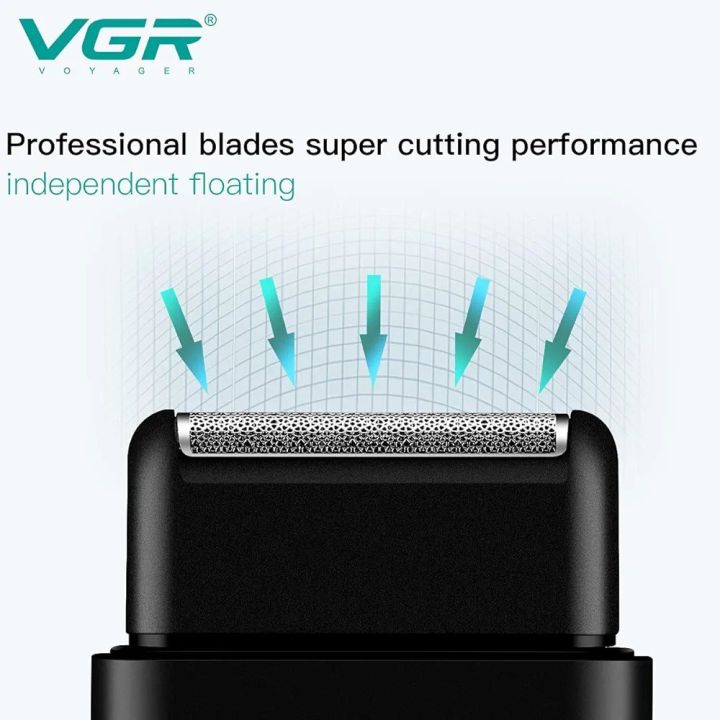 VGR%20V-390%20Professional%20Electric%20Ultra%20Thin%20Shaver%20Rechargeable%20Razor%20for%20Face%20Care%20Beard%20Trimmer%20Reciprocating%20Blade%20with%20USB%20for%20Men's%20-%20Black%20-%20Image%204