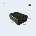 Black Plastic Electronic Project Box Small Junction Box Electric Enclosure Boxes Waterproof Cover Project Instrument Case. 