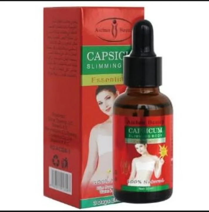 Fat Burning Natural Safety Aichun Beauty Capsicum Slimming Body Essential oil 30ml Abco