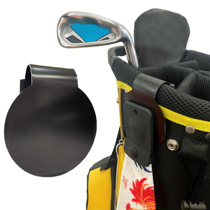 Golf%20Bag%20Metal%20Landing%20Pad,%20Metal%20Bag%20Clip%20for%20Quick%20and%20Easy%20Use%20of%20Golf%20Gear%20&%20Accessories%20-%20Image%203