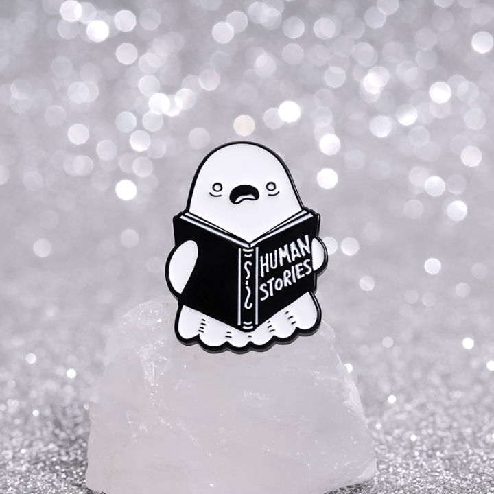 Cartoon%20Ghost%20Boo%20Enamel%20Pins%20Human%20Stories%20Book%20Creative%20Brooches%20Halloween%20Backpack%20Clothes%20Lapel%20Badge%20Gift%20for%20Kids%20Friends%20-%20Image%205