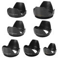 52mm 55mm 58mm 62mm 72mm 82mm Screwed Flower Petal Lens Hood Lens Hood for Canon Nikon Sony Olympus Pentax Camera Lens Accessory. 