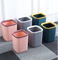Bsshop Trash Can, Plastic Trash Can, Made from Pp Material, Garbage Container, Available in 4 Colors, 2 Sizes.. 