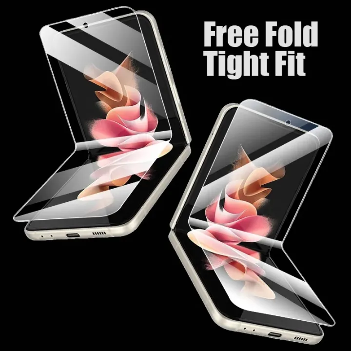 4Pcs%20Inside%20Hydrogel%20Film%20for%20%20%20Z%20Flip%205%204%203%20TPU%20Screen%20Protector%20-%20Image%202