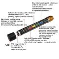 Car Paint Test Thickness Tester Meter Gauge Auto Paint Cars Paint Crash Check Test Paint Tester with Magnetic Tip Scale.