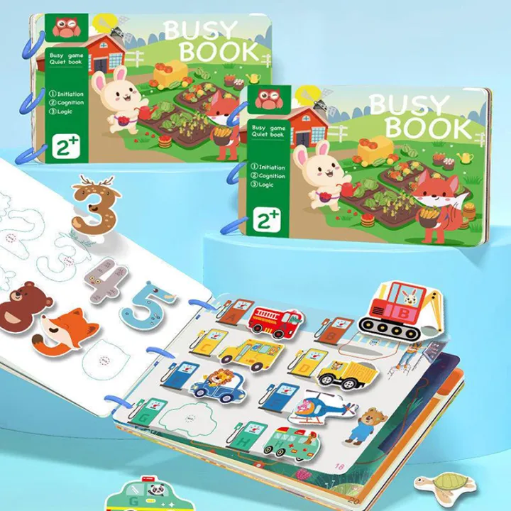 Montessori%20Busy%20Book%20for%20Kids%20Toddlers%20Educational%20Toys%20Baby%20Diy%20Paste%20Quiet%20Book%20Children%20Animals%20Numbers%20Matching%20Puzzles%20Toys%20-%20Image%204