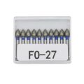 Dental Diamond Burs 10 Pieces/Set FG Diameter Drill Bit 1.6mm High-Speed Handle TC/TF/TR/BC/DI/EX/FO/SF/SI/SO Series Drill Bits.