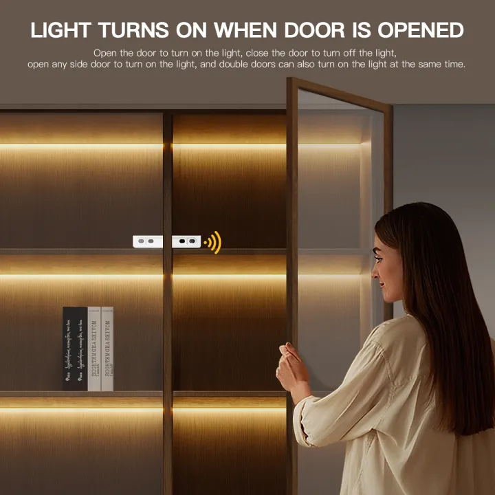 COB%20LED%20Strip%20Cabinet%20Light%20Smart%20Double%20Door%20Sensor%20Switch%20Wardrobe%20lights%20for%20Collection%20Display%20Bookcase%20Closet%20Decor%2012V%20-%20Image%203