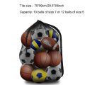 1pc Mesh Bag Extra Large Drawstring Basketball Storage Bag Single Strap Soccer Ball Volleyball Football Net Pack Gym Bags.