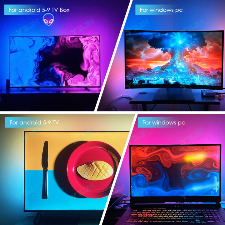 RGBIC%20LED%20Strip%20Immersive%20Computer%20Backlight%20PC/TV%20Monitor%20Screen%20Color%20Sync%20Light%20Strips%20Smart%20Software%20Control%20Ambient%20Lamps%20-%20Image%207