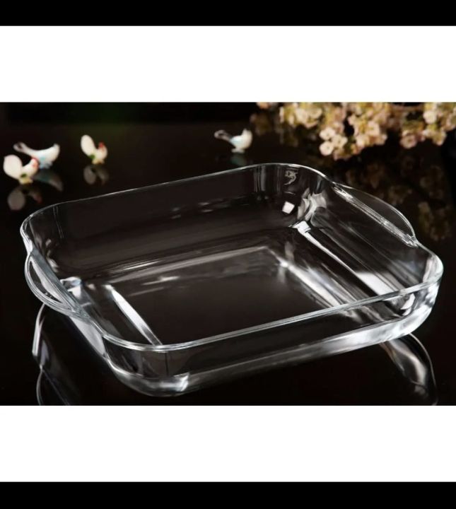 2 PCs Toronto dish set square baking & serving Dish by Isfahan glass