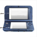 1 Set Tempered Glass Screen Protector for New  3DS XL/LL, Full Coverage Top LCD + Bottom PET Film Protection Set. 