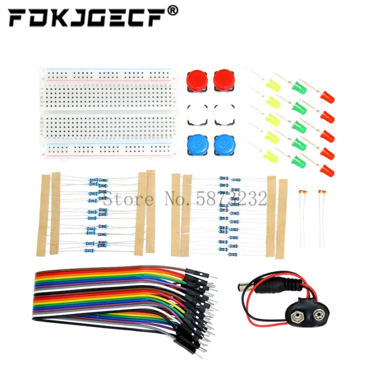 Jumper Arduino R3 Starter Kit For UNO R3 Mini Breadboard LED Jumper Wire Button for ...