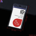 1 frame waterproof PVC card holder card holder staff ID card holder vertical horizontal ID card holder staff name badge holder price/piece ready to ship. 