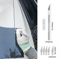 11Pcs/8Pcs Car Wrapping Vinyl Tool Kit Window Film Tint Tools Car Wrap Sticks Edge Trimming Squeegee Tinting Felt Edge Squeegee. 