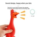 New Squeak Dog Toy Chew Bone Squeaky Ball Chicken Sound Dog Toys Tooth Grinding Training Pet Toy Supplies  Dog Accessories. 