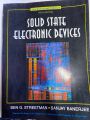 SOLID STATE ELECTRONIC DEVICES 5th EDITON BY BEN G .STREETMAN SANJAY BANERJEE. 