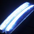 ANGRONG 1 Pair Car 8 LED White Guiding DRL Daytime Running Light Universal  Headlight Parking Lamp Super Bright 12V 7000K. 