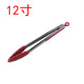 7/9/12inch Silicone Kitchen BBQ Tongs Stainless Steel Locking Cooking Tongs with Silicone Tips Non-Slip Food Tongs for Cooking. 