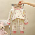 New Spring Autumn Children's Clothing Sets Sleepwear Clothes Kids Pajamas Set Baby Cotton Pyjamas. 