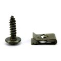 Self Tapping Screws Metal Fastener Clip for Car Motorcycle U-Type Clip with Screw Anti-rust Protection Clip Screw Iron Sheet Kit. 