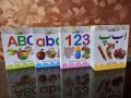Pack of 4 minni Hard Board books for kids learn to easy and enjoy.. 