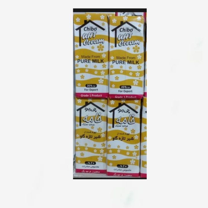 Fresh cream milk .milk cream.chibo irani cream pack of 4 pcs