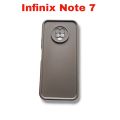 Infinix Note 7 Rimless Design Case Matte Scrub Hard PC Shockproof Back Cover Framless. 