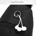 Men's Oxford Cloth Crossbody Bag New Trend Chest Bag Fashionable and Portable Shoulder Bag.