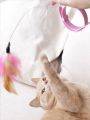 Interactive Cat Collar Teaser - Self-Play Hands-Free Toy for Indoor Cats, Fun & Exercise (Neck Design).