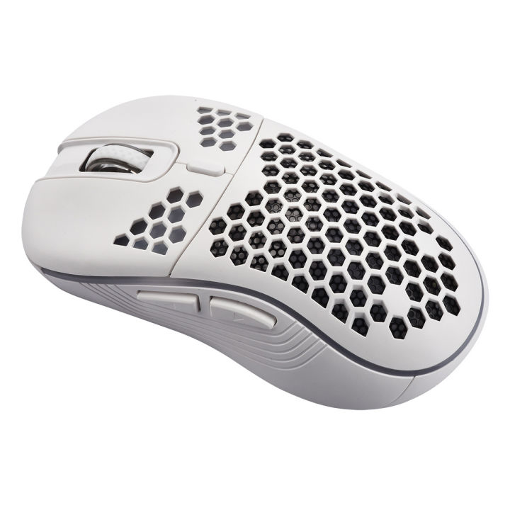 Wireless Gaming Mouse Mouse with Honeycomb Shell Side Buttons Wireless Mouse for PC/Tablet/Desktop/Office/Games