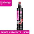 Flamingo Car Interior Cleaner & Shiner , Shines and Protects for Plastic , Leather & Rubber 295ML. 