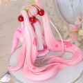 New Hatsune Miku Anime Figure Toys Pink Cherry Dress MIKU Kawaii Cartoon PVC Action Figurine Model Dolls Birthdays Kids.