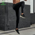 VANSYDICAL Compression Pants Men Running Tights with Reflective Striped Basketball Legging Workout Elastic Waist Trousers Men.