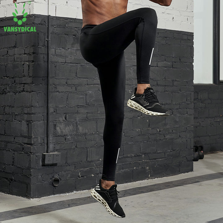 VANSYDICAL%20Compression%20Pants%20Men%20Running%20Tights%20with%20Reflective%20Striped%20Basketball%20Legging%20Workout%20Elastic%20Waist%20Trousers%20Men%20-%20Image%205