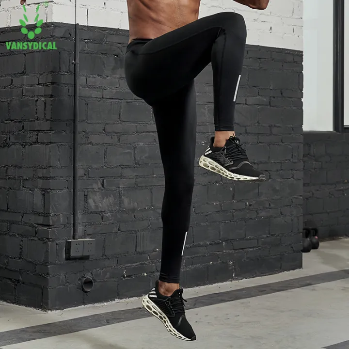 VANSYDICAL%20Compression%20Pants%20Men%20Running%20Tights%20with%20Reflective%20Striped%20Basketball%20Legging%20Workout%20Elastic%20Waist%20Trousers%20Men%20-%20Image%205