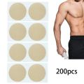 200Pcs/Set Men Nipple Cover Disposable Invisible Shirts Tights Suit Anti-Bulge Nipple Sticker Soft Breathable Waterproof for Men.