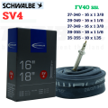 Schwalbe inner tube AV3/AV4/sv4 size 16x1.75-16x2.40 16x1 3/8-18x1.35. 