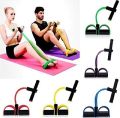 Double Spring Resistance Band - Tummy Trimmer, Abdominal Trainer for Weight Loss, Portable Home Gym Equipment, Exercise Resistance Band for Women, Body Shaper for Belly Fat & Flat Stomach Workout, Spring Resistance Fitness Gear for Home Gym. 