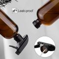 250/500ml Refillable Empty Brown Glass Spray Bottles Container with Triggers Caps for Cleaning Solutions Essential Oils Lotions. 