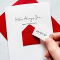 (PACK OF 3) Handmade Small love cards/Notes. Perfect for gifting. 