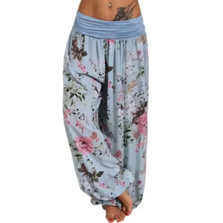 Ladies%20Fashion%20Print%20Wide%20Leg%20Pants%20Comfort%20Loose%20Pants%20Casual%20Pants%20Harlan%20Pants%20Casual%20%20for%20Ladies%20-%20Image%203