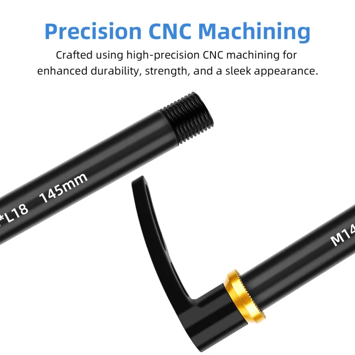 BOLANY%20Bicycle%20Fork%20Quick%20Release%20Rod%20Thru%20Axle%20Rod%2015mm%20Adjustable%20Hand%20Angle%20Design%20Aluminum%20Alloy%20MTB%20Shaft%20Bike%20Fork%20Part%20-%20Image%204
