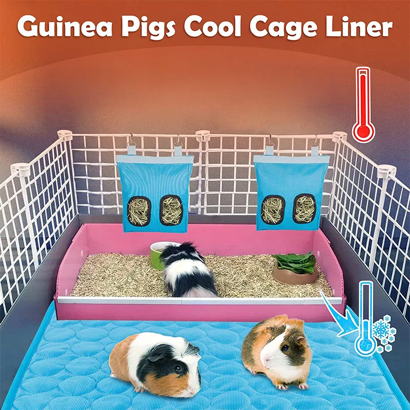 Guinea Pig Cage Liners Summer Small Animal Cooling Mat Breathable