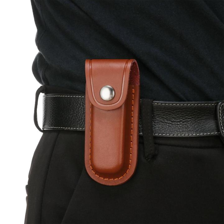 High%20Quality%20Brown%20Flashlight%20Case%20Camp%20Outdoor%20Carry%20Belt%20Loop%20Case%20Knife%20Sheath%20Holster%20Leather%20Sheath%20Holder%20Fold%20Knife%20Tool%20-%20Image%204