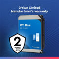 Western Digital 1TB 2TB 3TB 4TB 6TB WD Blue PC Internal Hard Drive HDD - 5400 RPM SATA 6 Gb/s, 64 MB Cache 3.5" For Desktop. 