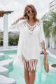 CROCHET BIKINI 2024 Women Beach Dress Cover-Ups Swimsuit Beachwear Bathing Suit Swim Cape For Woman Summer Tunic Saida Praia. 