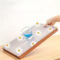 Cabinet Mat Reusable Daisy Flower Kitchen Drawer Mat Kitchen Dining Table Mat Insulation Mat Waterproof Moisture-proofDrawer Mat. 